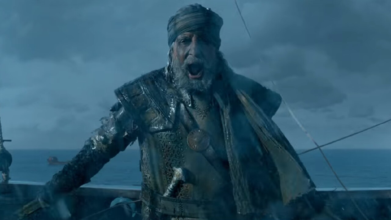 Amitabh Bachchan in Thugs of Hindostan. YouTube screengrab
